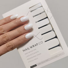 Load image into Gallery viewer, Buy Pearl of Wisdom (Solid) Premium Designer Nail Polish Wraps & Semicured Gel Nail Stickers at the lowest price in Singapore from NAILWRAP.CO. Worldwide Shipping. Achieve instant designer nail art manicure in under 10 minutes - perfect for bridal, wedding and special occasion.