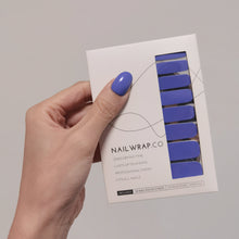 Load image into Gallery viewer, Buy Very Peri (Solid) Premium Designer Nail Polish Wraps & Semicured Gel Nail Stickers at the lowest price in Singapore from NAILWRAP.CO. Worldwide Shipping. Achieve instant designer nail art manicure in under 10 minutes - perfect for bridal, wedding and special occasion.