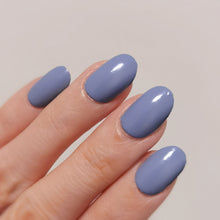 Load image into Gallery viewer, Buy Cornflower Blue (Solid) Premium Designer Nail Polish Wraps & Semicured Gel Nail Stickers at the lowest price in Singapore from NAILWRAP.CO. Worldwide Shipping. Achieve instant designer nail art manicure in under 10 minutes - perfect for bridal, wedding and special occasion.