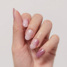 Load image into Gallery viewer, Buy Ansel Ombré Blush Premium Designer Nail Polish Wraps & Semicured Gel Nail Stickers at the lowest price in Singapore from NAILWRAP.CO. Worldwide Shipping. Achieve instant designer nail art manicure in under 10 minutes - perfect for bridal, wedding and special occasion.