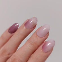 Load image into Gallery viewer, Buy Ansel Ombré Blush Premium Designer Nail Polish Wraps & Semicured Gel Nail Stickers at the lowest price in Singapore from NAILWRAP.CO. Worldwide Shipping. Achieve instant designer nail art manicure in under 10 minutes - perfect for bridal, wedding and special occasion.