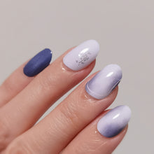 Load image into Gallery viewer, Buy Kianna Mist Premium Designer Nail Polish Wraps & Semicured Gel Nail Stickers at the lowest price in Singapore from NAILWRAP.CO. Worldwide Shipping. Achieve instant designer nail art manicure in under 10 minutes - perfect for bridal, wedding and special occasion.
