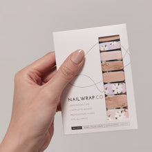 Load image into Gallery viewer, Buy Fleur Wonders Premium Designer Nail Polish Wraps & Semicured Gel Nail Stickers at the lowest price in Singapore from NAILWRAP.CO. Worldwide Shipping. Achieve instant designer nail art manicure in under 10 minutes - perfect for bridal, wedding and special occasion.