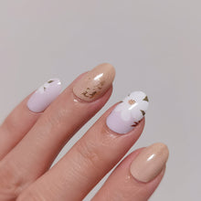 Load image into Gallery viewer, Buy Fleur Wonders Premium Designer Nail Polish Wraps & Semicured Gel Nail Stickers at the lowest price in Singapore from NAILWRAP.CO. Worldwide Shipping. Achieve instant designer nail art manicure in under 10 minutes - perfect for bridal, wedding and special occasion.