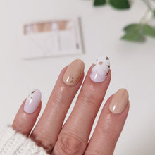 Load image into Gallery viewer, Buy Fleur Wonders Premium Designer Nail Polish Wraps & Semicured Gel Nail Stickers at the lowest price in Singapore from NAILWRAP.CO. Worldwide Shipping. Achieve instant designer nail art manicure in under 10 minutes - perfect for bridal, wedding and special occasion.