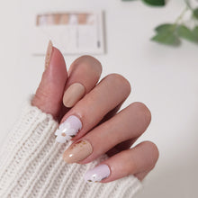 Load image into Gallery viewer, Buy Fleur Wonders Premium Designer Nail Polish Wraps & Semicured Gel Nail Stickers at the lowest price in Singapore from NAILWRAP.CO. Worldwide Shipping. Achieve instant designer nail art manicure in under 10 minutes - perfect for bridal, wedding and special occasion.