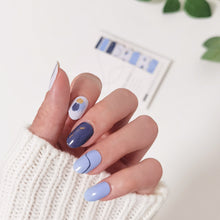 Load image into Gallery viewer, Buy Denice Abstract Premium Designer Nail Polish Wraps & Semicured Gel Nail Stickers at the lowest price in Singapore from NAILWRAP.CO. Worldwide Shipping. Achieve instant designer nail art manicure in under 10 minutes - perfect for bridal, wedding and special occasion.