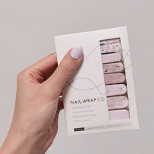 Load image into Gallery viewer, Buy Iza Bloom Premium Designer Nail Polish Wraps & Semicured Gel Nail Stickers at the lowest price in Singapore from NAILWRAP.CO. Worldwide Shipping. Achieve instant designer nail art manicure in under 10 minutes - perfect for bridal, wedding and special occasion.