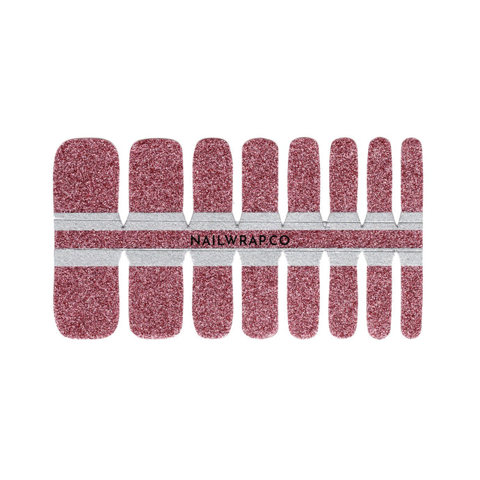 Buy Sparkling Rosé Glitter (Pedicure) Premium Designer Nail Polish Wraps & Semicured Gel Nail Stickers at the lowest price in Singapore from NAILWRAP.CO. Worldwide Shipping. Achieve instant designer nail art manicure in under 10 minutes - perfect for bridal, wedding and special occasion.