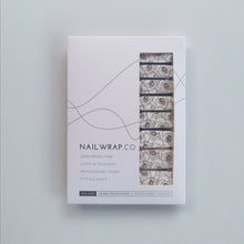 Load image into Gallery viewer, Buy Rose Gold Floral Overlay Premium Designer Nail Polish Wraps & Semicured Gel Nail Stickers at the lowest price in Singapore from NAILWRAP.CO. Worldwide Shipping. Achieve instant designer nail art manicure in under 10 minutes - perfect for bridal, wedding and special occasion.