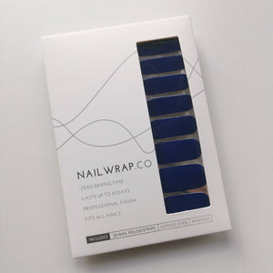 Buy You Blue Me Away (Solid) Premium Designer Nail Polish Wraps & Semicured Gel Nail Stickers at the lowest price in Singapore from NAILWRAP.CO. Worldwide Shipping. Achieve instant designer nail art manicure in under 10 minutes - perfect for bridal, wedding and special occasion.