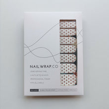 Load image into Gallery viewer, Buy Rose Gold Heart Overlay Premium Designer Nail Polish Wraps & Semicured Gel Nail Stickers at the lowest price in Singapore from NAILWRAP.CO. Worldwide Shipping. Achieve instant designer nail art manicure in under 10 minutes - perfect for bridal, wedding and special occasion.
