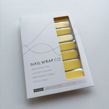 Load image into Gallery viewer, Buy Chin Up Buttercup (Solid) Premium Designer Nail Polish Wraps & Semicured Gel Nail Stickers at the lowest price in Singapore from NAILWRAP.CO. Worldwide Shipping. Achieve instant designer nail art manicure in under 10 minutes - perfect for bridal, wedding and special occasion.