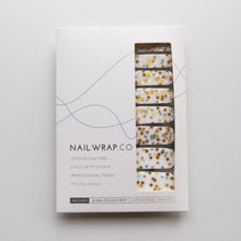 Load image into Gallery viewer, Buy Sprinkle Stars Overlay Premium Designer Nail Polish Wraps & Semicured Gel Nail Stickers at the lowest price in Singapore from NAILWRAP.CO. Worldwide Shipping. Achieve instant designer nail art manicure in under 10 minutes - perfect for bridal, wedding and special occasion.