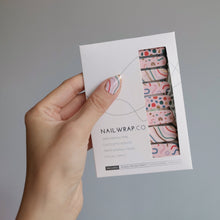 Load image into Gallery viewer, Buy Confetti Party Premium Designer Nail Polish Wraps & Semicured Gel Nail Stickers at the lowest price in Singapore from NAILWRAP.CO. Worldwide Shipping. Achieve instant designer nail art manicure in under 10 minutes - perfect for bridal, wedding and special occasion.