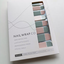 Load image into Gallery viewer, Buy Neutral Colorblock Premium Designer Nail Polish Wraps &amp; Semicured Gel Nail Stickers at the lowest price in Singapore from NAILWRAP.CO. Worldwide Shipping. Achieve instant designer nail art manicure in under 10 minutes - perfect for bridal, wedding and special occasion.