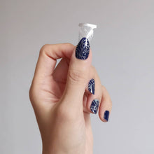 Load image into Gallery viewer, Buy You Blue Me Away (Solid) Premium Designer Nail Polish Wraps & Semicured Gel Nail Stickers at the lowest price in Singapore from NAILWRAP.CO. Worldwide Shipping. Achieve instant designer nail art manicure in under 10 minutes - perfect for bridal, wedding and special occasion.