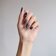 Load image into Gallery viewer, Buy You Blue Me Away (Solid) Premium Designer Nail Polish Wraps & Semicured Gel Nail Stickers at the lowest price in Singapore from NAILWRAP.CO. Worldwide Shipping. Achieve instant designer nail art manicure in under 10 minutes - perfect for bridal, wedding and special occasion.