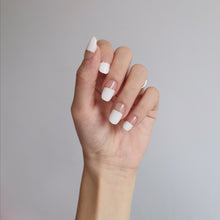 Load image into Gallery viewer, Buy Giselle French Twist Premium Designer Nail Polish Wraps & Semicured Gel Nail Stickers at the lowest price in Singapore from NAILWRAP.CO. Worldwide Shipping. Achieve instant designer nail art manicure in under 10 minutes - perfect for bridal, wedding and special occasion.