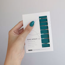 Load image into Gallery viewer, Buy Ocean Breeze (Solid) Premium Designer Nail Polish Wraps & Semicured Gel Nail Stickers at the lowest price in Singapore from NAILWRAP.CO. Worldwide Shipping. Achieve instant designer nail art manicure in under 10 minutes - perfect for bridal, wedding and special occasion.
