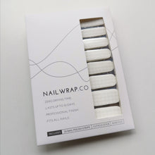 Load image into Gallery viewer, Buy Houndstooth Overlay Premium Designer Nail Polish Wraps & Semicured Gel Nail Stickers at the lowest price in Singapore from NAILWRAP.CO. Worldwide Shipping. Achieve instant designer nail art manicure in under 10 minutes - perfect for bridal, wedding and special occasion.