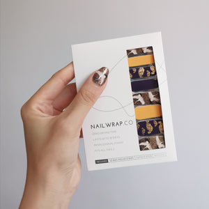 Buy Dream of the White Crane Premium Designer Nail Polish Wraps & Semicured Gel Nail Stickers at the lowest price in Singapore from NAILWRAP.CO. Worldwide Shipping. Achieve instant designer nail art manicure in under 10 minutes - perfect for bridal, wedding and special occasion.