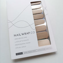 Load image into Gallery viewer, Buy Iridescent Oyster (Solid) Premium Designer Nail Polish Wraps & Semicured Gel Nail Stickers at the lowest price in Singapore from NAILWRAP.CO. Worldwide Shipping. Achieve instant designer nail art manicure in under 10 minutes - perfect for bridal, wedding and special occasion.
