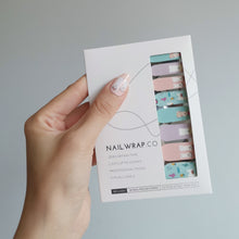 Load image into Gallery viewer, Buy Llama Love Premium Designer Nail Polish Wraps & Semicured Gel Nail Stickers at the lowest price in Singapore from NAILWRAP.CO. Worldwide Shipping. Achieve instant designer nail art manicure in under 10 minutes - perfect for bridal, wedding and special occasion.