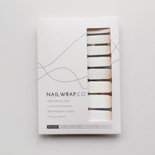 Load image into Gallery viewer, Buy French Ombré (Solid) Premium Designer Nail Polish Wraps & Semicured Gel Nail Stickers at the lowest price in Singapore from NAILWRAP.CO. Worldwide Shipping. Achieve instant designer nail art manicure in under 10 minutes - perfect for bridal, wedding and special occasion.