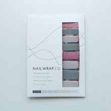 Load image into Gallery viewer, Buy French Lovers Premium Designer Nail Polish Wraps & Semicured Gel Nail Stickers at the lowest price in Singapore from NAILWRAP.CO. Worldwide Shipping. Achieve instant designer nail art manicure in under 10 minutes - perfect for bridal, wedding and special occasion.
