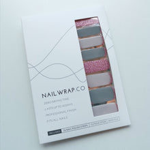 Load image into Gallery viewer, Buy French Lovers Premium Designer Nail Polish Wraps & Semicured Gel Nail Stickers at the lowest price in Singapore from NAILWRAP.CO. Worldwide Shipping. Achieve instant designer nail art manicure in under 10 minutes - perfect for bridal, wedding and special occasion.