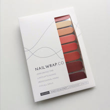 Load image into Gallery viewer, Buy Warm Spices Palette (Solid) Premium Designer Nail Polish Wraps & Semicured Gel Nail Stickers at the lowest price in Singapore from NAILWRAP.CO. Worldwide Shipping. Achieve instant designer nail art manicure in under 10 minutes - perfect for bridal, wedding and special occasion.