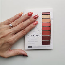 Load image into Gallery viewer, Buy Warm Spices Palette (Solid) Premium Designer Nail Polish Wraps & Semicured Gel Nail Stickers at the lowest price in Singapore from NAILWRAP.CO. Worldwide Shipping. Achieve instant designer nail art manicure in under 10 minutes - perfect for bridal, wedding and special occasion.