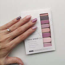 Load image into Gallery viewer, Buy Sugar Berry Palette (Solid) Premium Designer Nail Polish Wraps & Semicured Gel Nail Stickers at the lowest price in Singapore from NAILWRAP.CO. Worldwide Shipping. Achieve instant designer nail art manicure in under 10 minutes - perfect for bridal, wedding and special occasion.