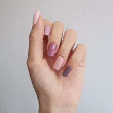 Load image into Gallery viewer, Buy Sugar Berry Palette (Solid) Premium Designer Nail Polish Wraps & Semicured Gel Nail Stickers at the lowest price in Singapore from NAILWRAP.CO. Worldwide Shipping. Achieve instant designer nail art manicure in under 10 minutes - perfect for bridal, wedding and special occasion.