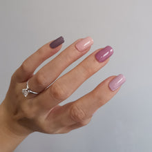 Load image into Gallery viewer, Buy Sugar Berry Palette (Solid) Premium Designer Nail Polish Wraps & Semicured Gel Nail Stickers at the lowest price in Singapore from NAILWRAP.CO. Worldwide Shipping. Achieve instant designer nail art manicure in under 10 minutes - perfect for bridal, wedding and special occasion.