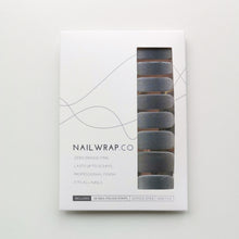 Load image into Gallery viewer, Buy Grey Hue Premium Designer Nail Polish Wraps & Semicured Gel Nail Stickers at the lowest price in Singapore from NAILWRAP.CO. Worldwide Shipping. Achieve instant designer nail art manicure in under 10 minutes - perfect for bridal, wedding and special occasion.