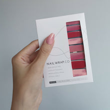 Load image into Gallery viewer, Buy Rosie Premium Designer Nail Polish Wraps & Semicured Gel Nail Stickers at the lowest price in Singapore from NAILWRAP.CO. Worldwide Shipping. Achieve instant designer nail art manicure in under 10 minutes - perfect for bridal, wedding and special occasion.