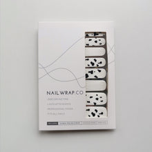 Load image into Gallery viewer, Buy Moo Moo Cow 🐄 Premium Designer Nail Polish Wraps & Semicured Gel Nail Stickers at the lowest price in Singapore from NAILWRAP.CO. Worldwide Shipping. Achieve instant designer nail art manicure in under 10 minutes - perfect for bridal, wedding and special occasion.