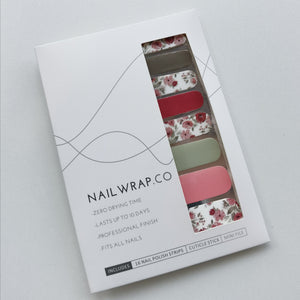 Buy Heather Floral Premium Designer Nail Polish Wraps & Semicured Gel Nail Stickers at the lowest price in Singapore from NAILWRAP.CO. Worldwide Shipping. Achieve instant designer nail art manicure in under 10 minutes - perfect for bridal, wedding and special occasion.