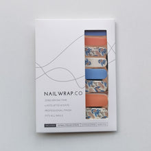 Load image into Gallery viewer, Buy Pastel Foliage Premium Designer Nail Polish Wraps & Semicured Gel Nail Stickers at the lowest price in Singapore from NAILWRAP.CO. Worldwide Shipping. Achieve instant designer nail art manicure in under 10 minutes - perfect for bridal, wedding and special occasion.