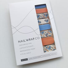Load image into Gallery viewer, Buy Pastel Foliage Premium Designer Nail Polish Wraps & Semicured Gel Nail Stickers at the lowest price in Singapore from NAILWRAP.CO. Worldwide Shipping. Achieve instant designer nail art manicure in under 10 minutes - perfect for bridal, wedding and special occasion.