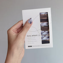 Load image into Gallery viewer, Buy Purple Reign Premium Designer Nail Polish Wraps & Semicured Gel Nail Stickers at the lowest price in Singapore from NAILWRAP.CO. Worldwide Shipping. Achieve instant designer nail art manicure in under 10 minutes - perfect for bridal, wedding and special occasion.