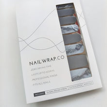Load image into Gallery viewer, Buy Italian Marble Premium Designer Nail Polish Wraps & Semicured Gel Nail Stickers at the lowest price in Singapore from NAILWRAP.CO. Worldwide Shipping. Achieve instant designer nail art manicure in under 10 minutes - perfect for bridal, wedding and special occasion.