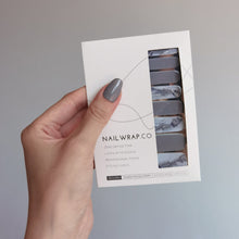 Load image into Gallery viewer, Buy Italian Marble Premium Designer Nail Polish Wraps & Semicured Gel Nail Stickers at the lowest price in Singapore from NAILWRAP.CO. Worldwide Shipping. Achieve instant designer nail art manicure in under 10 minutes - perfect for bridal, wedding and special occasion.