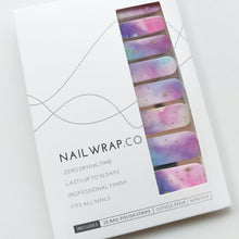 Load image into Gallery viewer, Buy Wanderlust Premium Designer Nail Polish Wraps &amp; Semicured Gel Nail Stickers at the lowest price in Singapore from NAILWRAP.CO. Worldwide Shipping. Achieve instant designer nail art manicure in under 10 minutes - perfect for bridal, wedding and special occasion.