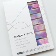 Load image into Gallery viewer, Buy Wanderlust Premium Designer Nail Polish Wraps & Semicured Gel Nail Stickers at the lowest price in Singapore from NAILWRAP.CO. Worldwide Shipping. Achieve instant designer nail art manicure in under 10 minutes - perfect for bridal, wedding and special occasion.