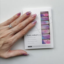Load image into Gallery viewer, Buy Wanderlust Premium Designer Nail Polish Wraps & Semicured Gel Nail Stickers at the lowest price in Singapore from NAILWRAP.CO. Worldwide Shipping. Achieve instant designer nail art manicure in under 10 minutes - perfect for bridal, wedding and special occasion.