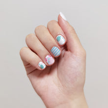 Load image into Gallery viewer, Buy Miss Bunny 🐰 Premium Designer Nail Polish Wraps & Semicured Gel Nail Stickers at the lowest price in Singapore from NAILWRAP.CO. Worldwide Shipping. Achieve instant designer nail art manicure in under 10 minutes - perfect for bridal, wedding and special occasion.