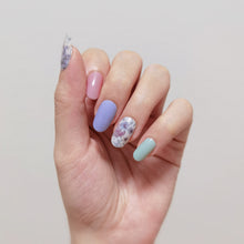 Load image into Gallery viewer, Buy English Floral Premium Designer Nail Polish Wraps & Semicured Gel Nail Stickers at the lowest price in Singapore from NAILWRAP.CO. Worldwide Shipping. Achieve instant designer nail art manicure in under 10 minutes - perfect for bridal, wedding and special occasion.